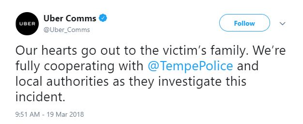 2018-03-20 13_31_51-Uber Comms on Twitter_ _Our hearts go out to the victim’s family. We’re fully co