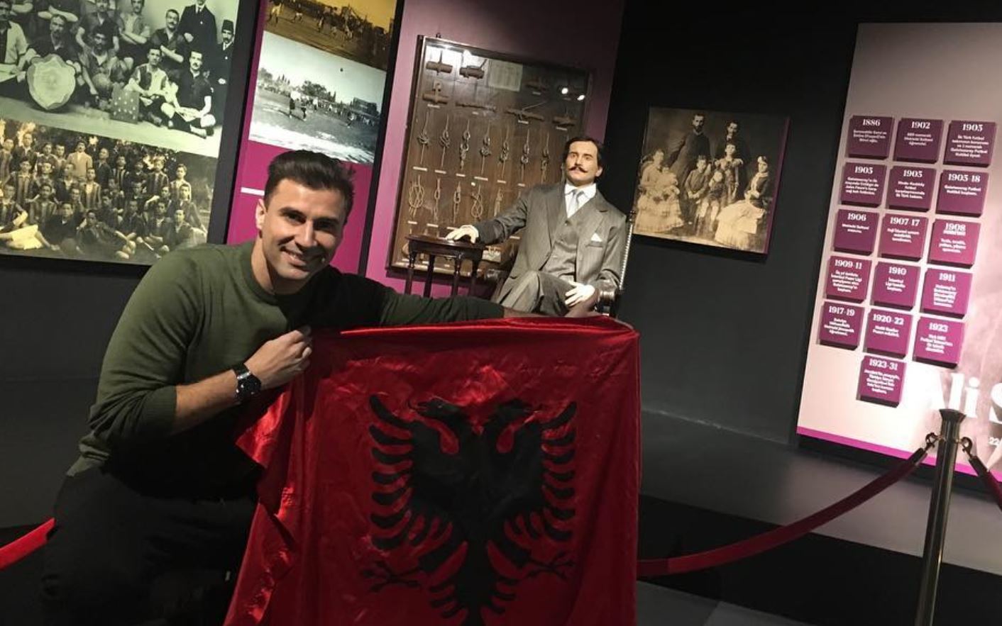 Në mes të Francës kërcen me flamur shqipëtar. Lorik Cana emocionon gjithë patriotët e vërtetë