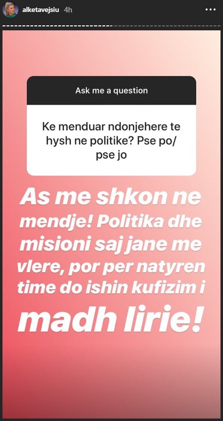 alketa vejsiu politike