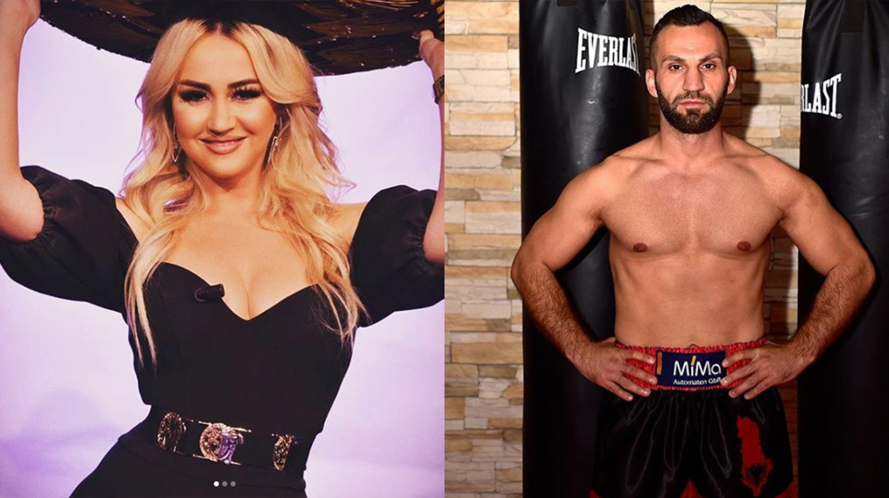“I kujt je ti…”, Dajana Shabani flirton publikisht me të dashurin boksier