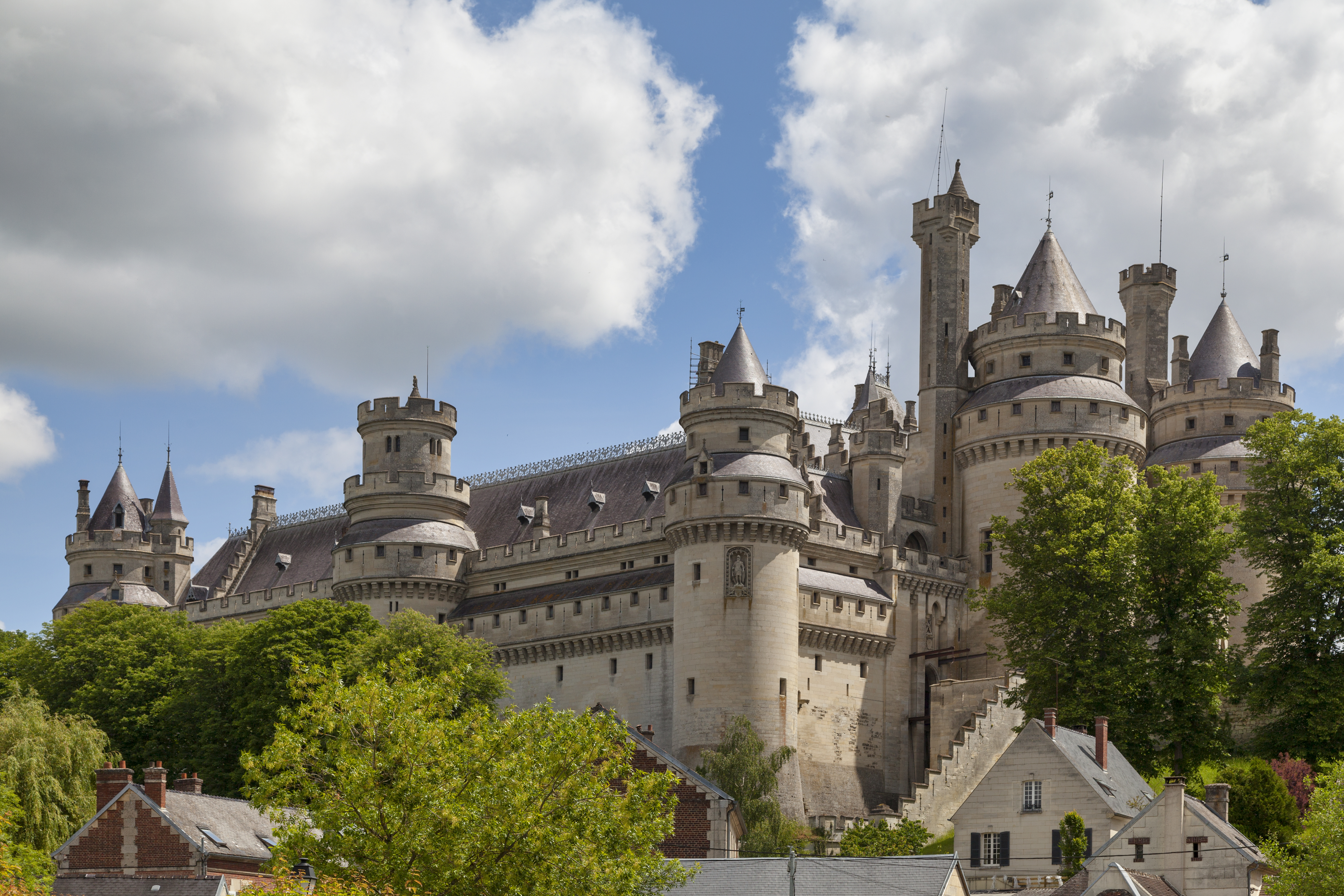 Pierrefonds Castle in Hauts-de-France