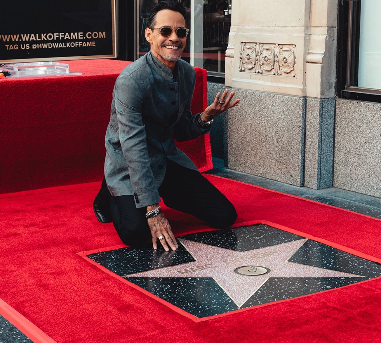 Marc Anthony bëhet me yll në “Hollywood Walk of Fame”