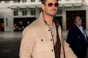 Press tour Crime 101 . Don’t miss it! In cinemas Feb 13th @amazonmgmstudios @crime101film 📸- @e