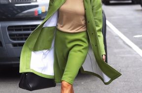 Amal Clooney is looking striking while heading to an important meeting. She was spotted heading