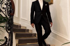 When walking down any staircase it is essential to look off into the distance and ponder about l (1)