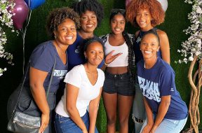 Zahara with her Spelman sisters! Congratulations to all new students starting this year. A very